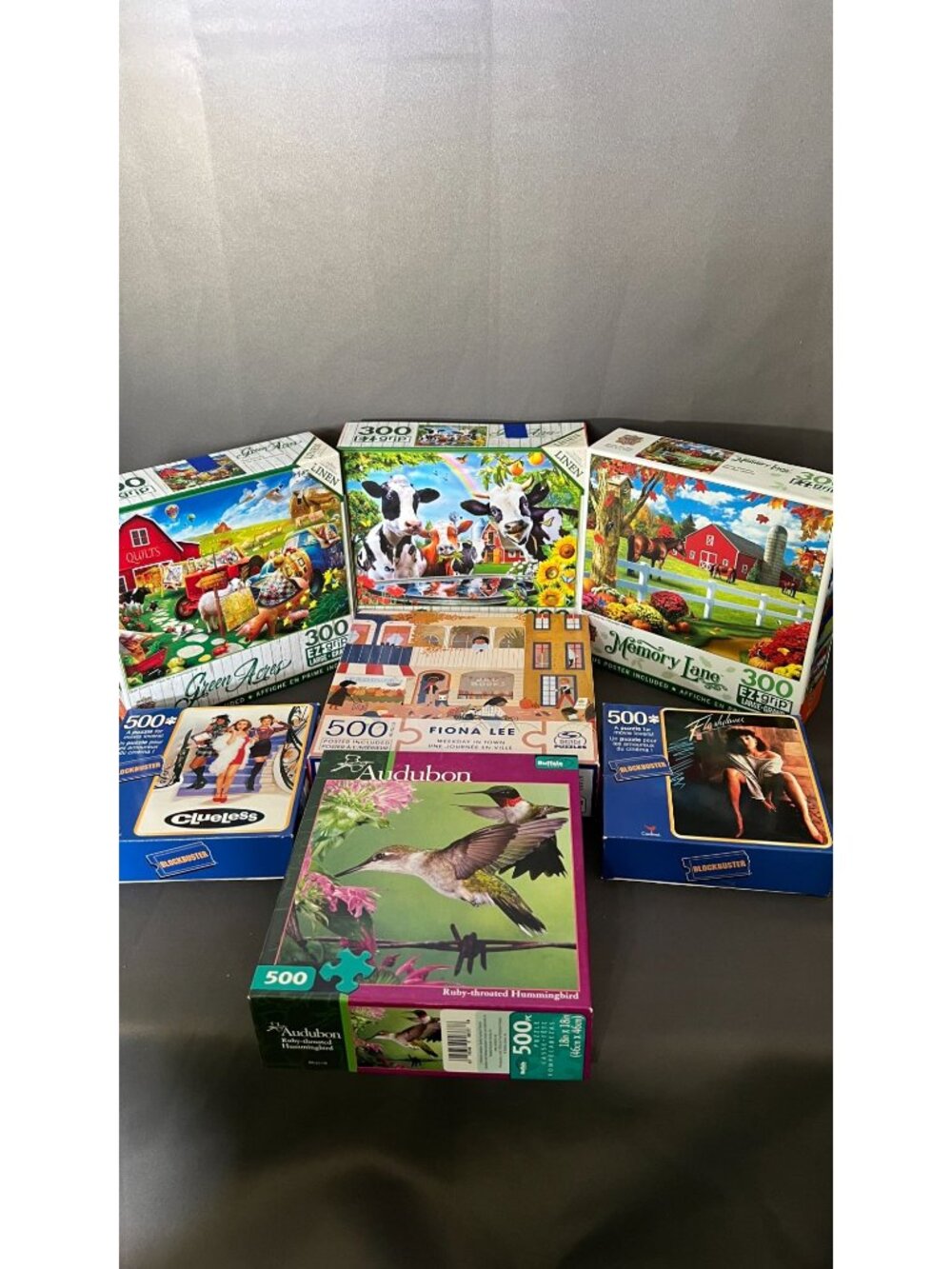 Jigsaw Puzzle Bundle Including MasterPieces Fiona Lee & More